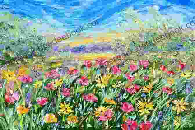 A Beautiful Painting Of A Field Of Wildflowers, Capturing The Essence Of Their Beauty And Tranquility. The Of Wild Flowers: Color Plates Of 250 Wild Flowers And Grasses