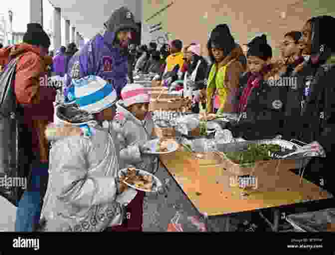 A Homeless Youth Receiving Food From A Soup Kitchen, Holding A Tray With A Meal. Don T Forget Us Here: Lost And Found At Guantanamo