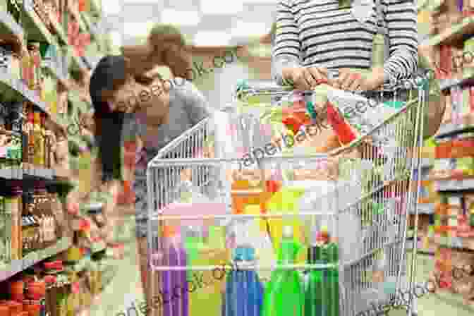 A Person Pushing A Shopping Cart Full Of Groceries Grocery Shopping By The Numbers (21st Century Skills Library: Real World Math)