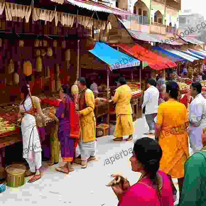 A Vibrant Photograph Of A Traditional Market Filled With Stalls And People. Two Years In Myanmar Fred Schneidereit