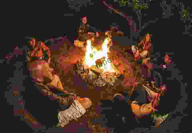 Ancient Storytellers Gathered Around A Campfire, Sharing Tales Of Magic And Wonder Once Upon A Time Children S European Folktales