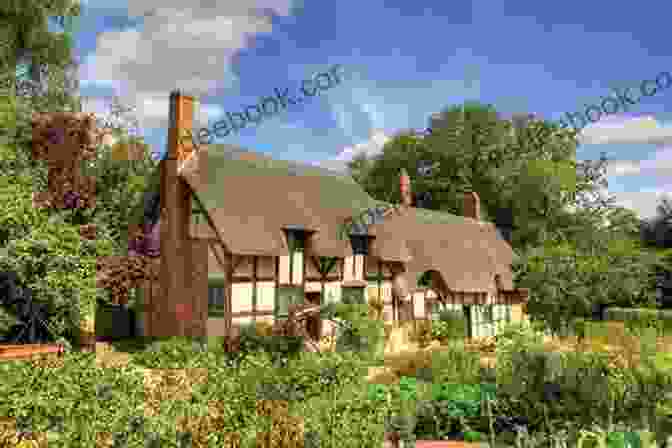 Anne Hathaway's Cottage, A Quaint Half Timbered Cottage With A Thatched Roof, Nestled Amidst A Charming Garden Tudor Places Of Great Britain