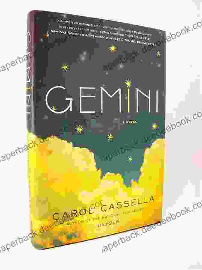 Book Cover Of Gemini Novel Carol Cassella. Gemini: A Novel Carol Cassella