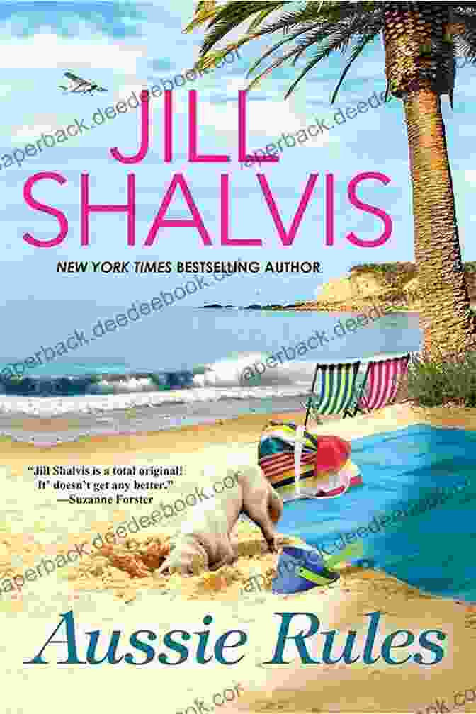 Captivating Cover Of Jill Shalvis' 'Aussie Rules' Novel, Featuring A Sun Kissed Couple Embracing Against A Backdrop Of A Vibrant Australian Football Match Aussie Rules Jill Shalvis