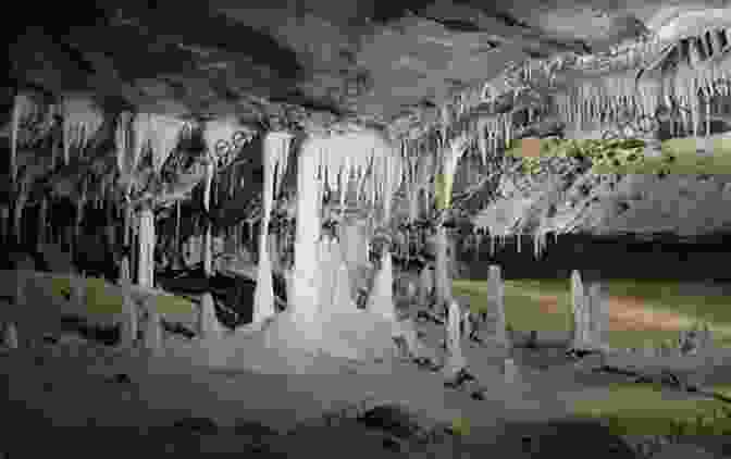 Interior Of A Cave In Périgord, With Stalactites And Stalagmites The Caves Of Perigord: A Novel