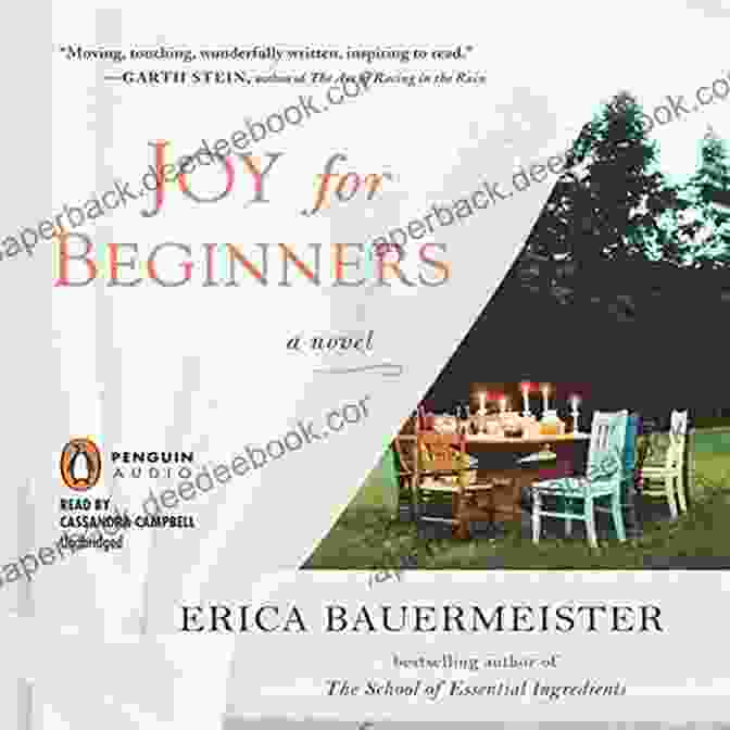 Joy For Beginners By Erica Bauermeister Book Cover Joy For Beginners Erica Bauermeister