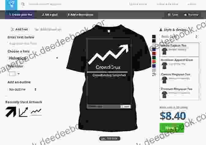 Smartphone Screen Displaying The Teespring Marketplace With Numerous Shirt Designs, Highlighting The Diversity And Customization Options Earn Money With Instagram Teespring T Shirts: Outsourcing Methods For Your Own T Shirt Design: Create Instagram Content